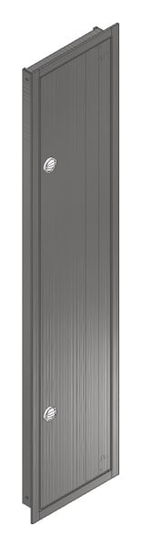 MEHLER - UP-Verteilertürrahmen,NIRO/V2A außen B381xH1714xT85mm