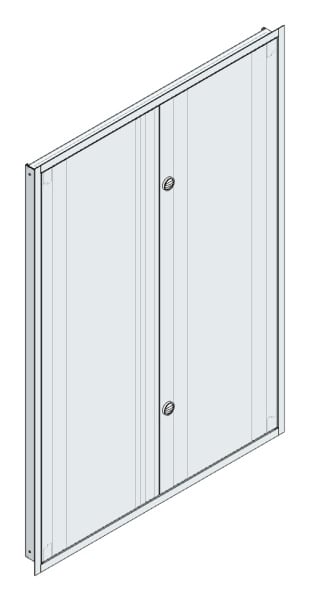 MEHLER - UP-Verteilertürrahmen,ALU IP44 außen B1216xH1714xT85mm