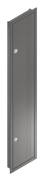MEHLER - UP-Verteilertürrahmen,NIRO/V2A außen B381xH1864xT85mm