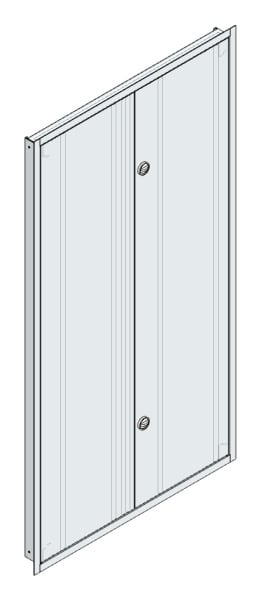 MEHLER - UP-Verteilertürrahmen,ALU IP44 außen B1006xH1864xT85mm