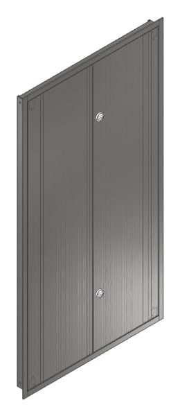 MEHLER - UP-Verteilertürrahmen,NIRO/V2A außen B1006xH1864xT85mm