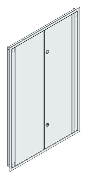 MEHLER - UP-Verteilertürrahmen, IP30+Tür außen B1216xH1864xT85mm