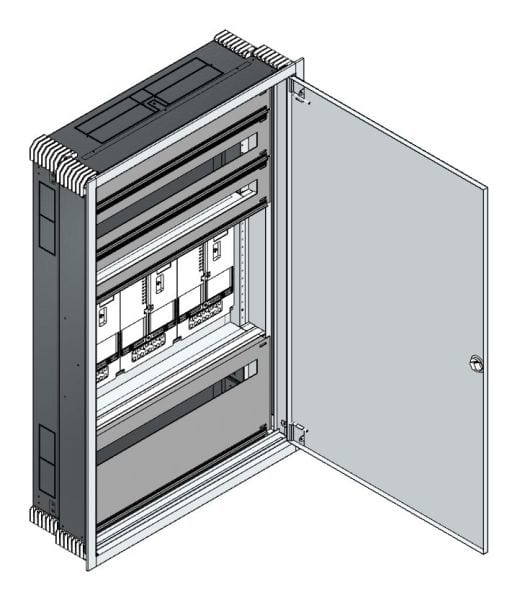 MEHLER - UP Zählerverteiler+PW+UM Kärnten für TN-Netz, außen B796xH1239xT245mm