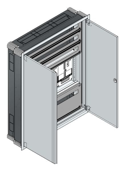 MEHLER - UP Zählerverteiler+PW+UM OÖ, Salzburg für TN-Netz, außen B1006xH1239xT245mm