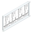 MEHLER - Zählerwanne m. 4 Zählerplatten Einbaumaß B885xH400mm 4ZP