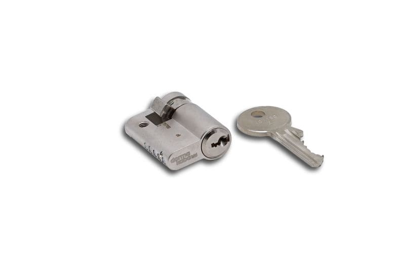 MEHLER - 1/2 Zylinder NÖ Netz m. 1 Schlüssel 1/2 Zylindersperre Z707 100
