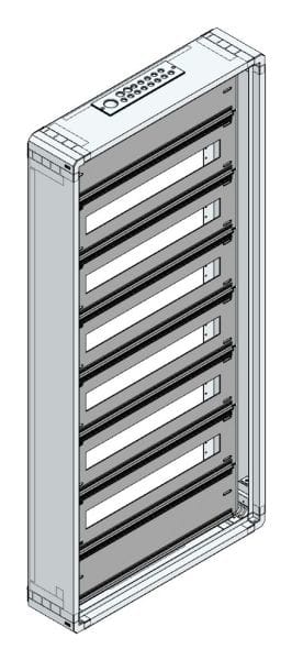 MEHLER - AP-Installations-Flachverteiler, 132TE o.RW, B565xH1205xT130mm
