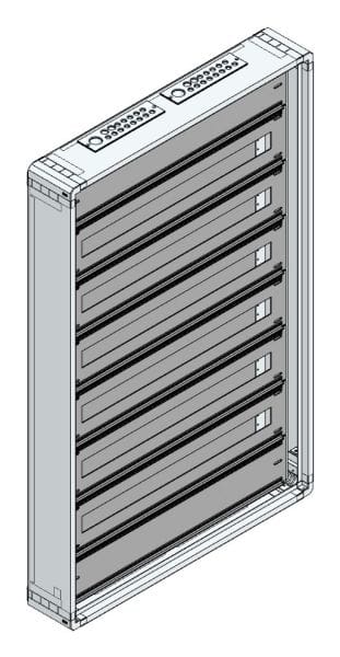 MEHLER - AP-Installations-Flachverteiler, 204TE m.RW, B765xH1205xT130mm