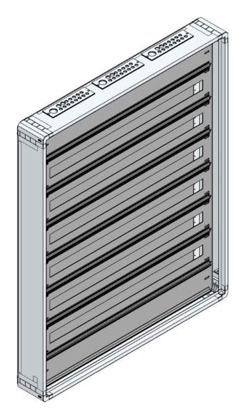MEHLER - AP-Installations-Flachverteiler, 270TE m.RW, B975xH1205xT130mm