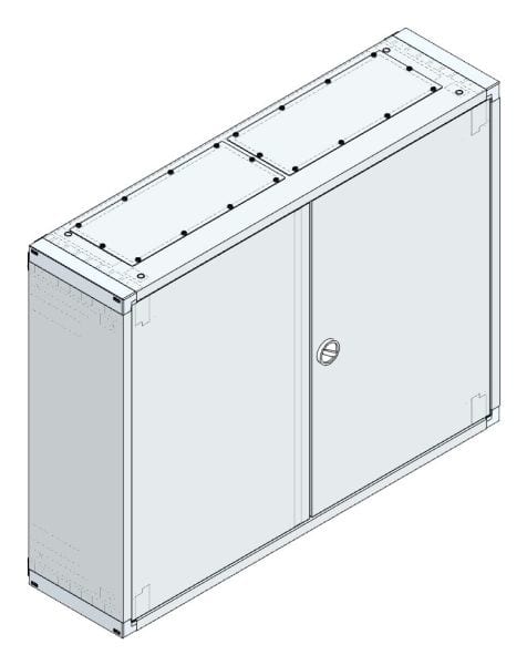 MEHLER - AP-Wandverteiler mit RW +Tür außen B985xH765xT250mm
