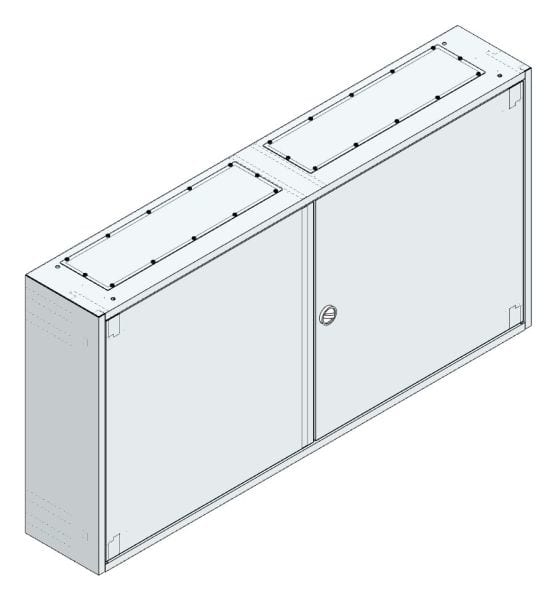 MEHLER - AP-Wandvert m. RW +Tür außen B1480xH765xT250mm