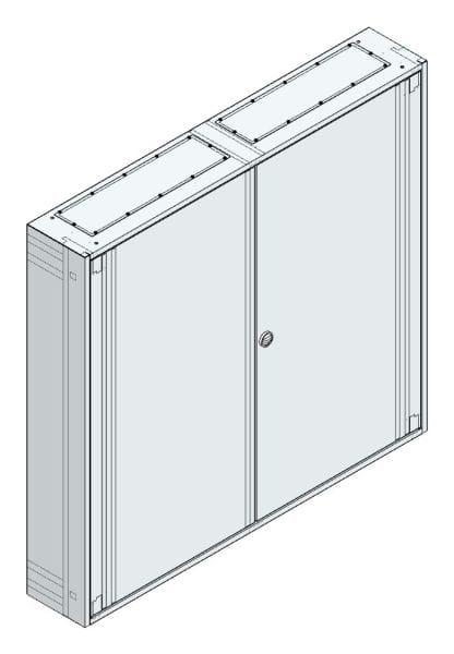 MEHLER - AP-Wandvert m. RW +Tür außen B1480xH1390xT250mm