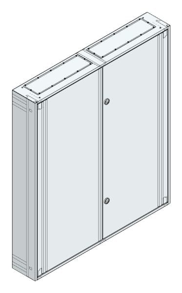 MEHLER - AP-Wandvert m. RW +Tür außen B1480xH1690xT250mm