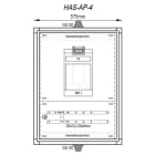 MEHLER - Hausanschlusskasten AP Aussen B575xH765xT250