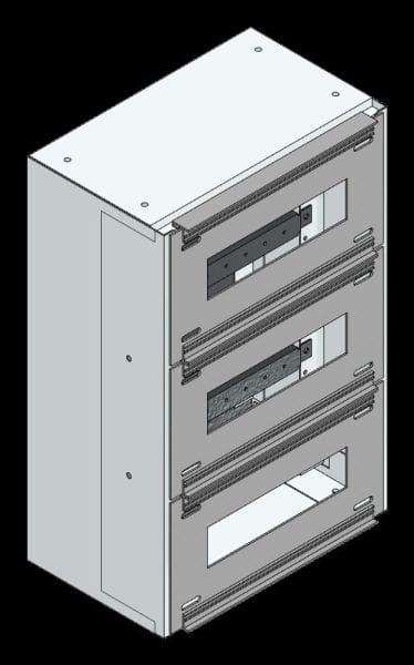 MEHLER - Masken-Sicherungsv., m. RW f. Kanalm.vorne Nischenm. B300xH460