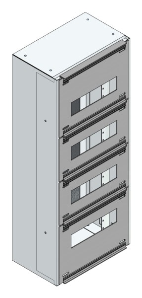 MEHLER - Masken-Sicherungsv., m. RW Nischenm. B300xH710xT175mm 4EBS