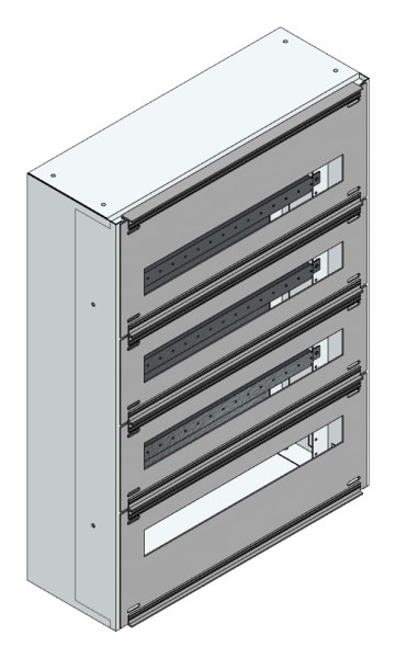 MEHLER - Masken-Sicherungsv., m. RW f. Kanalm.vorne Nischenm. B515xH710
