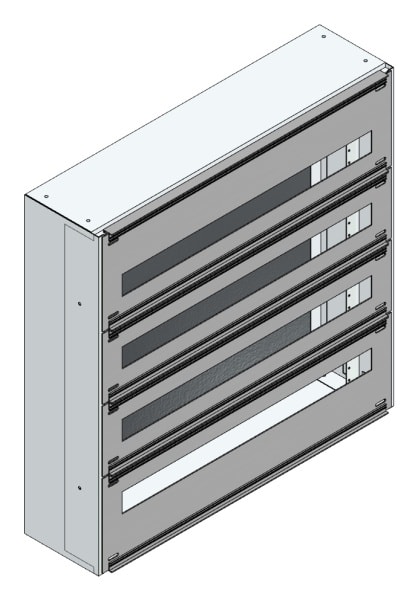 MEHLER - Masken-Sicherungsv., m. RW Nischenm. B715xH710xT175mm 4EBS
