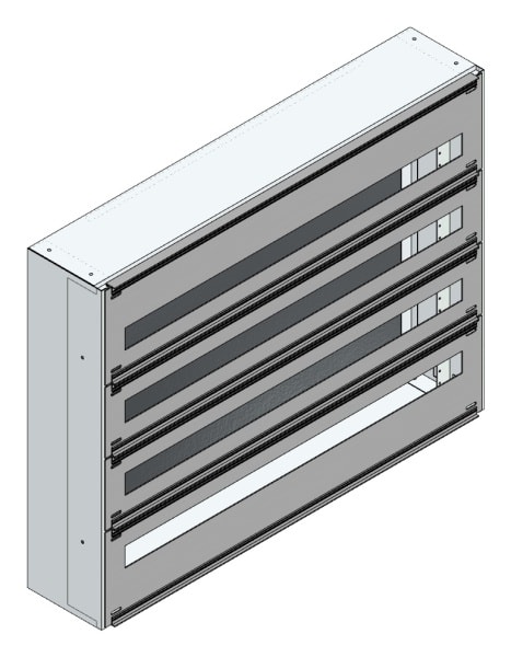 MEHLER - Masken-Sicherungsv., m. RW Nischenm. B925xH710xT175mm 4EBS