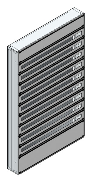 MEHLER - Masken-Sicherungsv., m. RW Nischenm. B1135xH1785xT175mm 9EBS