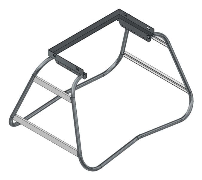 MEHLER - Untergestell f. Baustromverteiler B935xH597T673mm