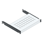 MEHLER - 19'' Fachboden 1HE, geschlitzt, max. 70kg Tiefe 250mm, v. geschraubt, h. gesteckt