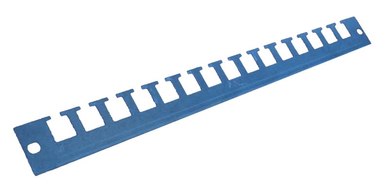 MEHLER - Kabelabfangschiene für Kabelbinder 19'' Breite