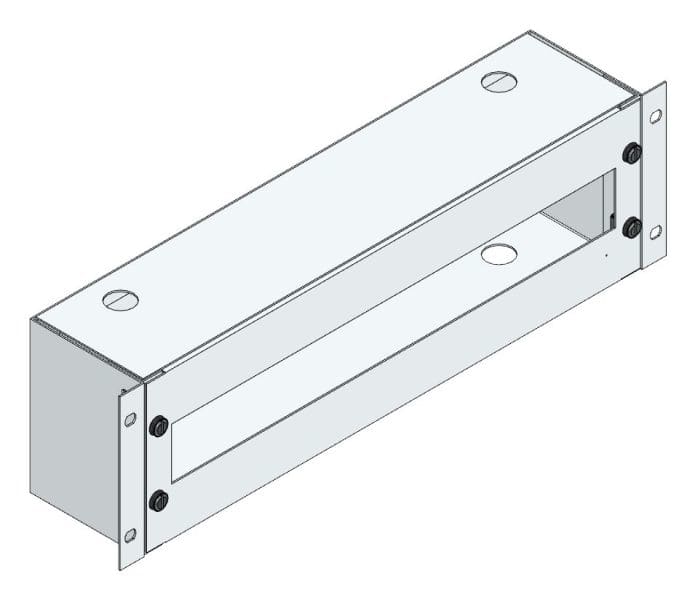 MEHLER - 19''Powerbox 3HE mit 21TE Einbaubreite zum Einbau von Einbaugeräten