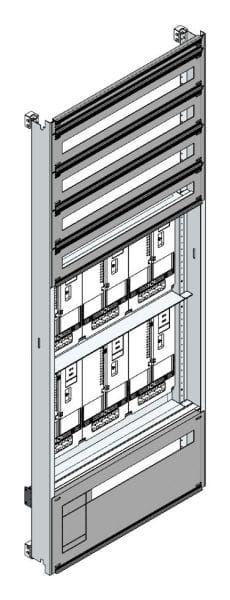 MEHLER - Zählerverteilereinsatz,6ZP, OÖ,Salzburg TN-Netz, Einsatzmaß B705xH1775mm
