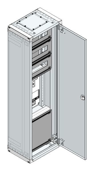 MEHLER - AP Zählerverteiler+RW NÖ Netz für TN-Netz, außen B360xH1215xT250mm