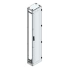 MEHLER - Alu-Anreihschrank BxHxT 400x2200x300mm o. Rückwand, o. Seitenwand, m. Türe 1fl.