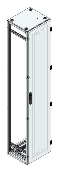 MEHLER - Alu-Anreihschrank BxHxT 400x2000x400mm o. Rückwand, o. Seitenwand, m. Türe 1fl.