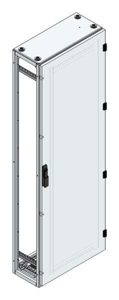 MEHLER - Alu-Anreihschrank BxHxT 600x1800x300mm o. Rückwand, o. Seitenwand, m. Türe 1fl.