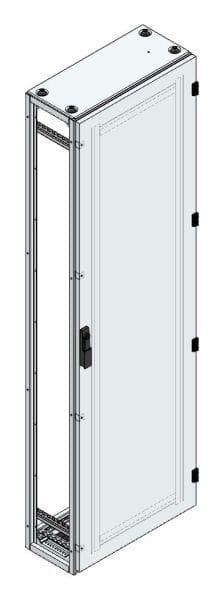 MEHLER - Alu-Anreihschrank BxHxT 600x2000x300mm o. Rückwand, o. Seitenwand, m. Türe 1fl.