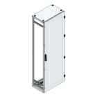 MEHLER - Alu-Anreihschrank BxHxT 600x1800x400mm o. Rückwand, o. Seitenwand, m. Türe 1fl.