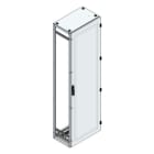 MEHLER - Alu-Anreihschrank BxHxT 600x2000x400mm o. Rückwand, o. Seitenwand, m. Türe 1fl.
