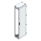 MEHLER - Alu-Anreihschrank BxHxT 600x2200x400mm o. Rückwand, o. Seitenwand, m. Türe 1fl.