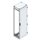 MEHLER - Alu-Anreihschrank BxHxT 600x2000x500mm o. Rückwand, o. Seitenwand, m. Türe 1fl.