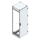 MEHLER - Alu-Anreihschrank BxHxT 600x1800x600mm o. Rückwand, o. Seitenwand, m. Türe 1fl.