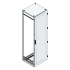 MEHLER - Alu-Anreihschrank BxHxT 600x2000x600mm o. Rückwand, o. Seitenwand, m. Türe 1fl.