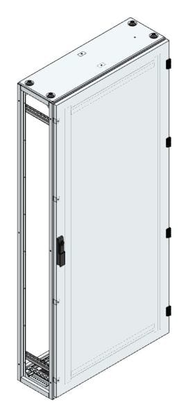 MEHLER - Alu-Anreihschrank BxHxT 800x1800x300mm o. Rückwand, o. Seitenwand, m. Türe 1fl.