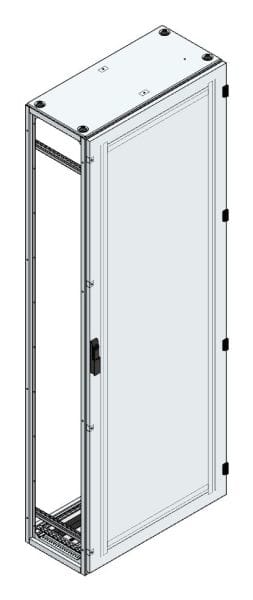 MEHLER - Alu-Anreihschrank BxHxT 800x2200x400mm o. Rückwand, o. Seitenwand, m. Türe 1fl.