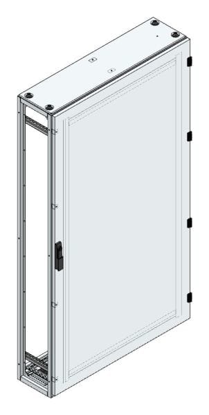 MEHLER - Alu-Anreihschrank BxHxT 1000x1800x300mm o. Rückwand, o. Seitenwand, m. Türe 1fl.