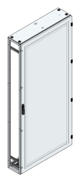 MEHLER - Alu-Anreihschrank BxHxT 1000x2200x300mm o. Rückwand, o. Seitenwand, m. Türe 1fl.