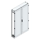 MEHLER - Alu-Anreihschrank BxHxT 1200x2000x300mm o. Rückwand, o. Seitenwand, m. Türe 2fl.