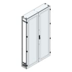 MEHLER - Alu-Anreihschrank BxHxT 1200x2200x300mm o. Rückwand, o. Seitenwand, m. Türe 2fl.