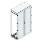 MEHLER - Alu-Anreihschrank BxHxT 1200x2000x600mm o. Rückwand, o. Seitenwand, m. Türe 2fl.
