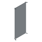 MEHLER - schwere Montageplatte für TSRM-C Höhe 1800mm