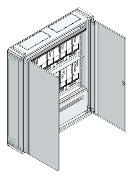MEHLER - AP-Zählerverteiler+RW Steiermark für TN-Netz, außen B1195xH1390xT250mm