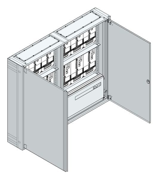 MEHLER - AP-Zählerverteiler+RW Steiermark für TN-Netz, außen B1480xH1215xT250mm
